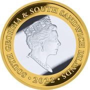 2 Pounds - Elizabeth II Swedish Antarctic expedition; Silver obverse image