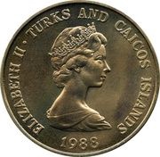 1 Crown - Elizabeth II WWF obverse image