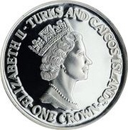 1 Crown - Elizabeth II Royal Wedding - Prince Charles; Silver Proof Issue obverse image