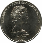 5 Crowns - Elizabeth II Discovery of the New World obverse image
