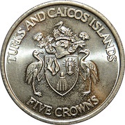 5 Crowns - Elizabeth II 1992 Olympic Games obverse image