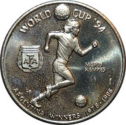 5 Crowns World Cup winners - Argentina, United Kingdom, 1993 reverse image