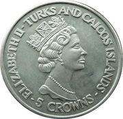 5 Crowns - Elizabeth II Coronation Jubilee obverse image