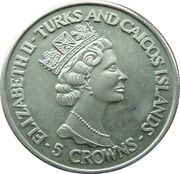 5 Crowns - Elizabeth II Coronation Jubilee obverse image