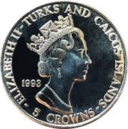 5 Crowns - Elizabeth II Speed Skating obverse image