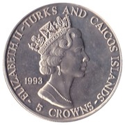 5 Crowns - Elizabeth II Figure Skater obverse image