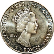 5 Crowns - Elizabeth II Slalom obverse image