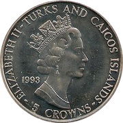 5 Crowns - Elizabeth II Bobsledding obverse image