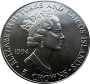 5 Crowns - Elizabeth II D-Day - Sir Bertram H. Ramsay obverse image