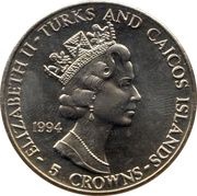 5 Crowns - Elizabeth II D-Day - Bernard L. Montgomery obverse image