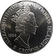 5 Crowns - Elizabeth II D-Day - Omar N. Bradley obverse image