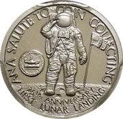 5 Crowns - Elizabeth II Lunar Landing reverse image