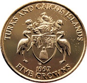 5 Crowns - Elizabeth II Golden Wedding obverse image