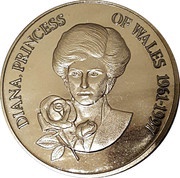 5 Crowns - Elizabeth II Princess Diana reverse image