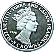 5 Crowns - Elizabeth II Princess Diana obverse image