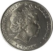 5 Crowns - Elizabeth II The Queen Mother obverse image