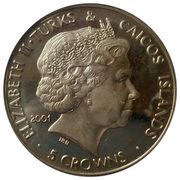 5 Crowns - Elizabeth II Royal Navy Submarines obverse image