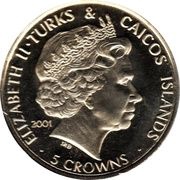 5 Crowns - Elizabeth II 75th Birthday obverse image