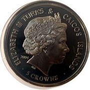 5 Crowns - Elizabeth II St Edwards Crown, United Kingdom, 2004 obverse image