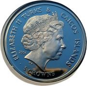 5 Crowns - Elizabeth II The Jewelled Sword, United Kingdom, 2004 obverse image