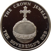 5 Crowns - Elizabeth II The Sovereign's Orb, United Kingdom, 2004 reverse image