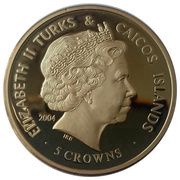 5 Crowns-Elizabeth II The Anointing Spoon; Gold Plated obverse image