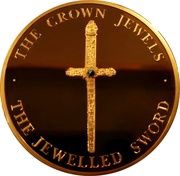 5 Crowns - Elizabeth II The Jewelled Sword, United Kingdom, 2004 reverse image