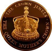 5 Crowns - Elizabeth II The Queen Mother's Crown, United Kingdom, 2004 reverse image