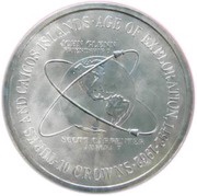 10 Crowns - Elizabeth II Age of Exploration, United Kingdom, 1975 reverse image