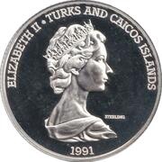 20 Crowns -Elizabeth II Christopher Columbus obverse image