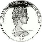 20 Crowns - Elizabeth II Columbus Crossing the Atlantic obverse image