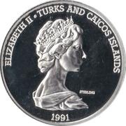 20 Crowns - Elizabeth II Columbus Explores the Caribbean obverse image