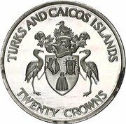 20 Crowns - Elizabeth II Barcelona Olympic Games obverse image