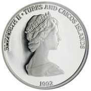 20 Crowns - Elizabeth II Discovery of the New World obverse image