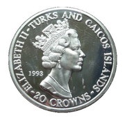 20 Crowns - Elizabeth II Italy obverse image