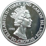20 Crowns - Elizabeth II West Germany obverse image