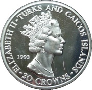 20 Crowns - Elizabeth II Argentina obverse image