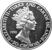20 Crowns - Elizabeth II Coronation Jubilee obverse image