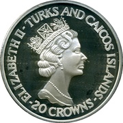 20 Crowns - Elizabeth II Coronation Jubilee obverse image