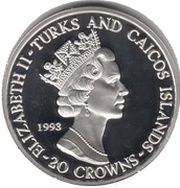 20 Crowns - Elizabeth II Apollo II obverse image