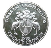 20 Crowns - Elizabeth II VE Day 1945 obverse image