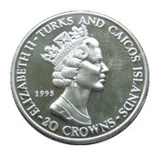 20 Crowns - Elizabeth II Hurdlers obverse image