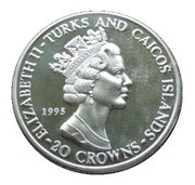 20 Crowns - Elizabeth II Cyclist obverse image