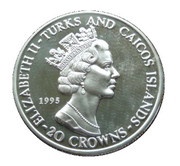 20 Crowns - Elizabeth II Equestrian obverse image
