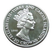 20 Crowns - Elizabeth II Sprinter obverse image