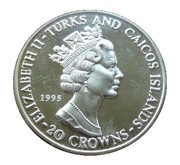 20 Crowns - Elizabeth II The Queen Mother obverse image