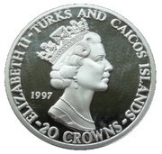 20 Crowns - Elizabeth II George VI Coronation; Silver Proof issue obverse image