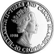 20 Crowns - Elizabeth II Supermarine Spitfire obverse image