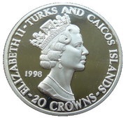 20 Crowns - Elizabeth II Tornado obverse image