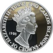 20 Crowns - Elizabeth II R.M.S. Titanic obverse image